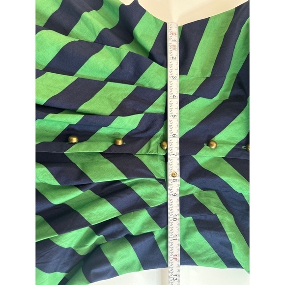 Anthropologie Girls from Saroy Colorblock Striped Halter Knee Length Dress - Picture 10 of 12